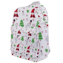 Santa Claus Snowman Christmas Xmas Classic Backpack by Amaryn4rt