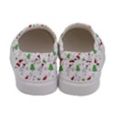 Santa Claus Snowman Christmas Xmas Women s Canvas Slip Ons View4