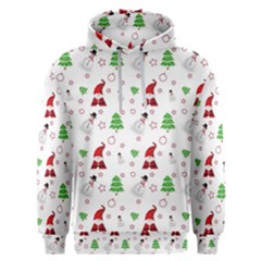 Santa Claus Snowman Christmas Xmas Men s Overhead Hoodie