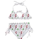 Santa Claus Snowman Christmas Xmas Kids  Classic Bikini Set View1