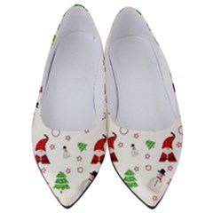 Santa Claus Snowman Christmas Xmas Women s Low Heels by Amaryn4rt