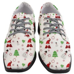 Santa Claus Snowman Christmas Xmas Women Heeled Oxford Shoes by Amaryn4rt