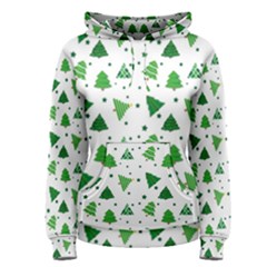 Christmas Trees Pattern Design Pattern Women s Pullover Hoodie by Amaryn4rt