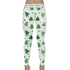 Christmas Trees Pattern Design Pattern Classic Yoga Leggings by Amaryn4rt