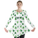 Christmas Trees Pattern Design Pattern Long Sleeve Tunic  View1