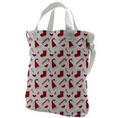 Christmas Template Advent Cap Canvas Messenger Bag by Amaryn4rt