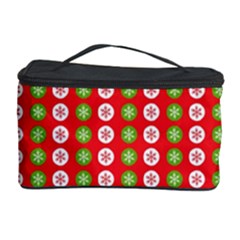 Festive Pattern Christmas Holiday Cosmetic Storage Case by Amaryn4rt