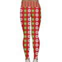 Festive Pattern Christmas Holiday Lightweight Velour Classic Yoga Leggings View2