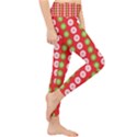 Festive Pattern Christmas Holiday Lightweight Velour Classic Yoga Leggings View4