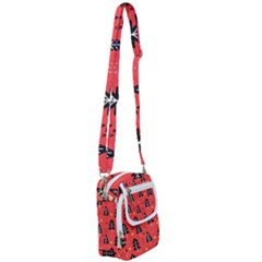 Christmas Christmas Tree Pattern Shoulder Strap Belt Bag by Amaryn4rt