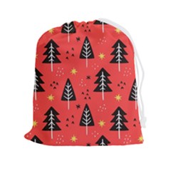 Christmas Christmas Tree Pattern Drawstring Pouch (2xl) by Amaryn4rt