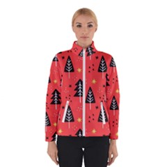 Christmas Christmas Tree Pattern Women s Bomber Jacket by Amaryn4rt