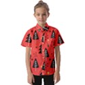 Christmas Christmas Tree Pattern Kids  Short Sleeve Shirt View1