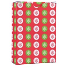 Festive Pattern Christmas Holiday Playing Cards Single Design (rectangle) With Custom Box by Amaryn4rt