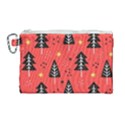 Christmas Christmas Tree Pattern Canvas Cosmetic Bag (Large) View1