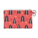 Christmas Christmas Tree Pattern Canvas Cosmetic Bag (Large) View2