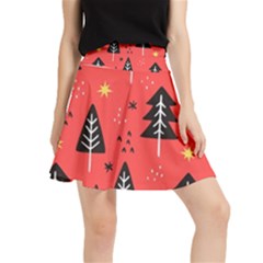 Christmas Christmas Tree Pattern Waistband Skirt by Amaryn4rt