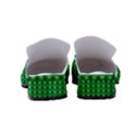 Green Christmas Tree Pattern Background Women s Classic Backless Heels View4