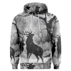 Stag-deer-forest-winter-christmas Men s Overhead Hoodie by Amaryn4rt