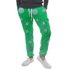 Snowflakes-winter-christmas-overlay Men s Jogger Sweatpants by Amaryn4rt