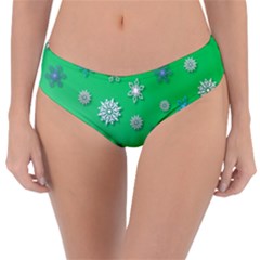 Snowflakes-winter-christmas-overlay Reversible Classic Bikini Bottoms by Amaryn4rt