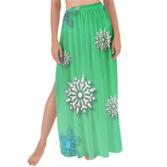 Snowflakes-winter-christmas-overlay Maxi Chiffon Tie-up Sarong