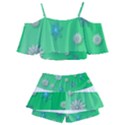 Snowflakes-winter-christmas-overlay Kids  Off Shoulder Skirt Bikini View2