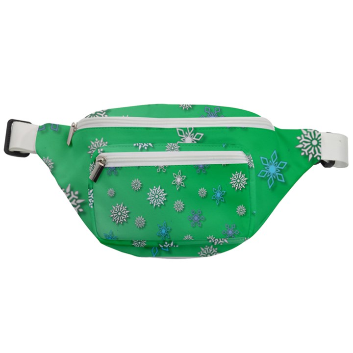 Snowflakes-winter-christmas-overlay Fanny Pack