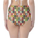 Pattern-christmas-patterns Classic High-Waist Bikini Bottoms View2