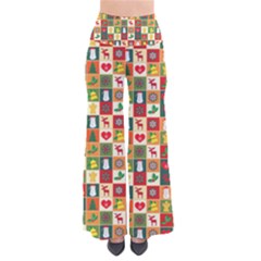 Pattern-christmas-patterns So Vintage Palazzo Pants by Amaryn4rt