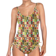 Pattern-christmas-patterns Tankini Set by Amaryn4rt