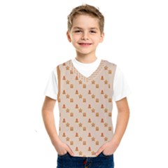 Christmas-wrapping-paper Kids  Basketball Tank Top by Amaryn4rt