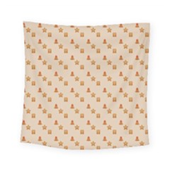 Christmas-wrapping-paper Square Tapestry (small) by Amaryn4rt