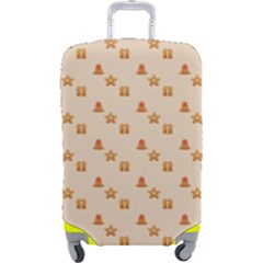 Card-cartoon-christmas-cold Luggage Cover (large) by Amaryn4rt