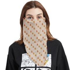 Christmas-wrapping-paper Face Covering Bandana (triangle) by Amaryn4rt