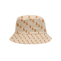 Christmas-wrapping-paper Bucket Hat (kids) by Amaryn4rt