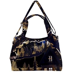 Christmas-advent-candle-arches Double Compartment Shoulder Bag by Amaryn4rt