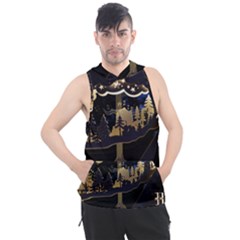 Christmas-advent-candle-arches Men s Sleeveless Hoodie by Amaryn4rt