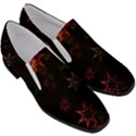 Christmas-background-motif-star Women Slip On Heel Loafers View3