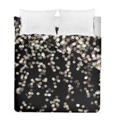 Christmas-bokeh-lights-background Duvet Cover Double Side (full/ Double Size) by Amaryn4rt