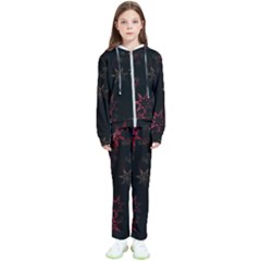 Christmas-background-motif-star Kids  Tracksuit by Amaryn4rt