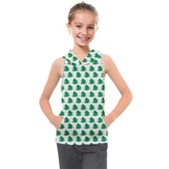 Christmas-tree-tree-holidays Kids  Sleeveless Hoodie by Amaryn4rt