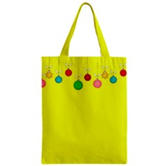 Christmas-bowls-garland-decoration Zipper Classic Tote Bag by Amaryn4rt