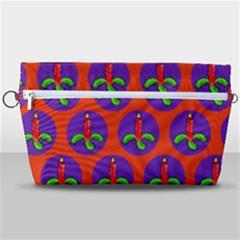 Christmas Candles Seamless Pattern Handbag Organizer by Amaryn4rt