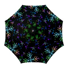 Snowflakes Snow Winter Christmas Golf Umbrellas by Amaryn4rt