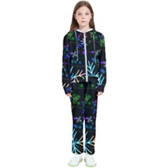 Snowflakes Snow Winter Christmas Kids  Tracksuit by Amaryn4rt