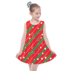 Christmas-paper-star-texture     - Kids  Summer Dress by Amaryn4rt