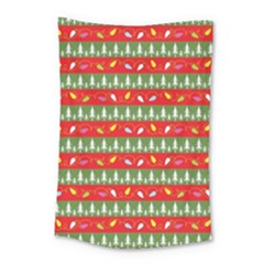 Christmas-papers-red-and-green Small Tapestry by Amaryn4rt