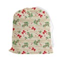 Christmas-paper-scrapbooking-- Drawstring Pouch (2XL) View1