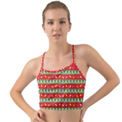 Christmas-papers-red-and-green Mini Tank Bikini Top